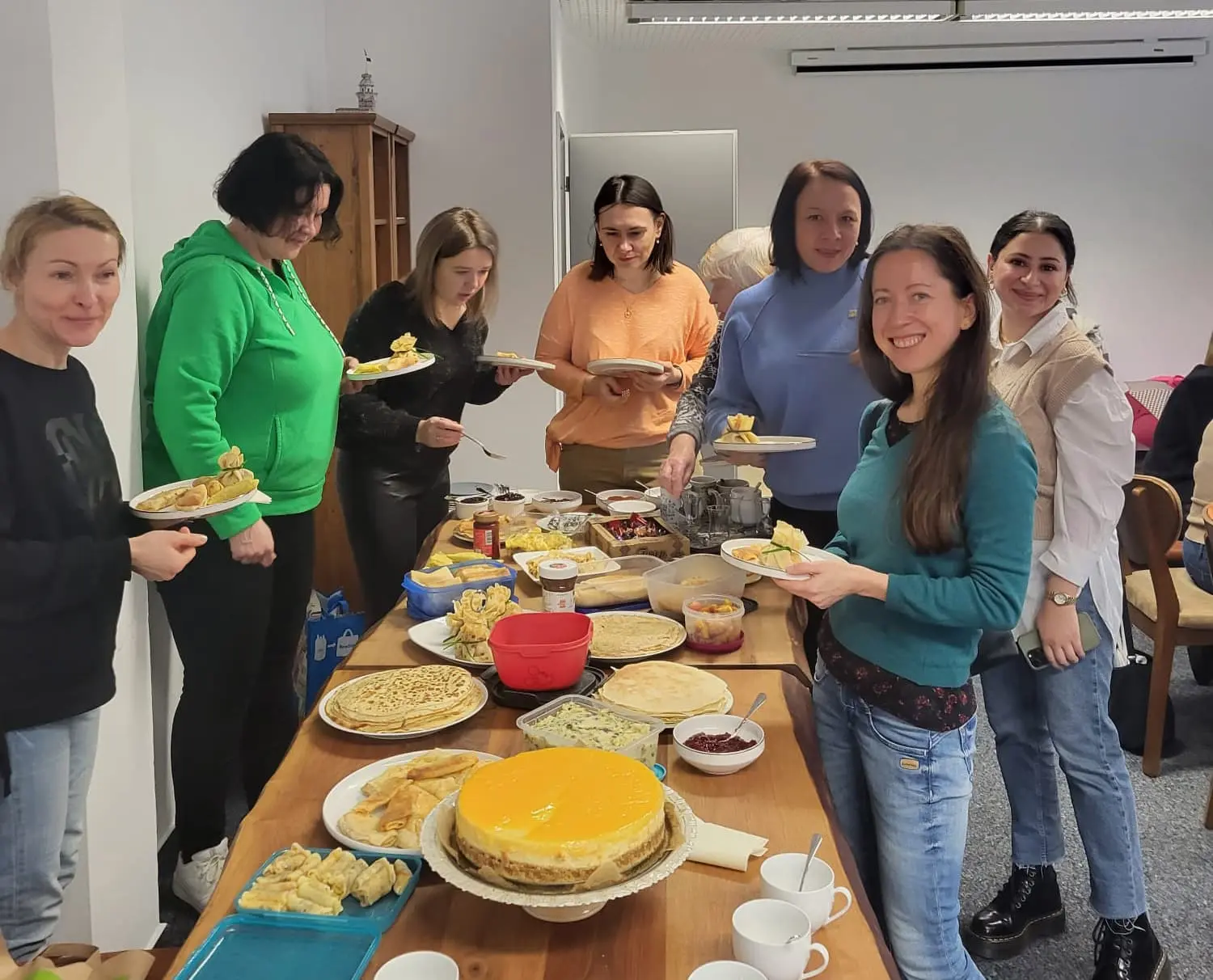 Maslenitsa-Fest im Café Luna von Westfalia